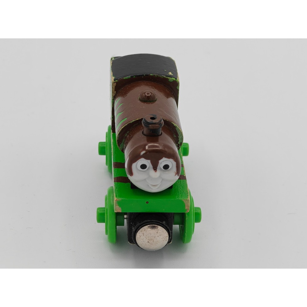 Thomas & Friends Wooden Railway Chocolate Covered Percy Green Engine 6 Toy Train